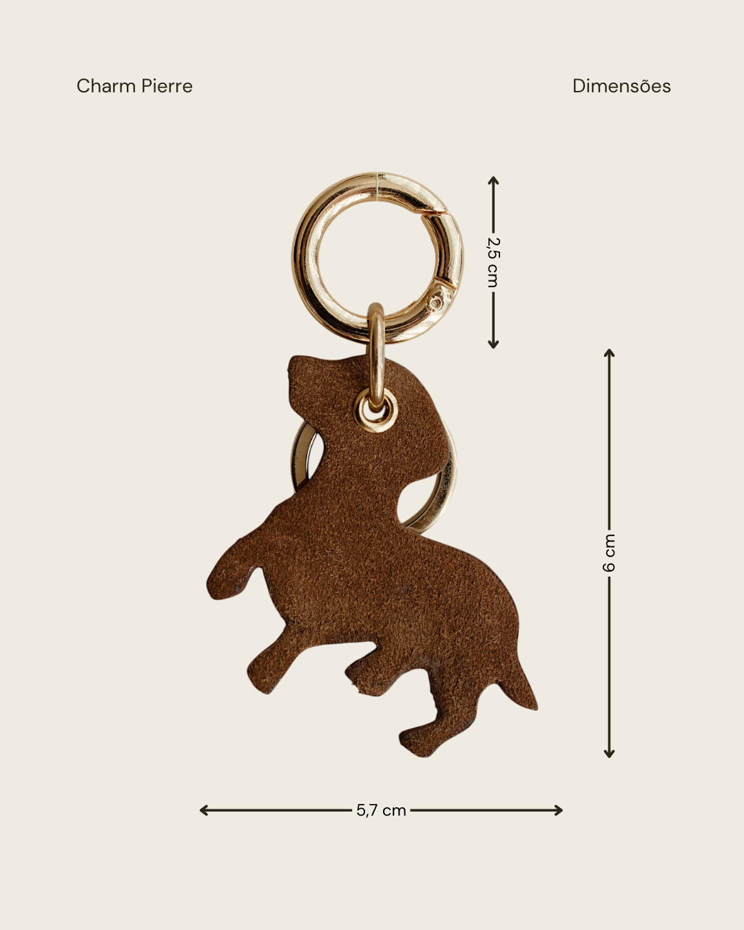 CHARM PIERRE - CARAMELO