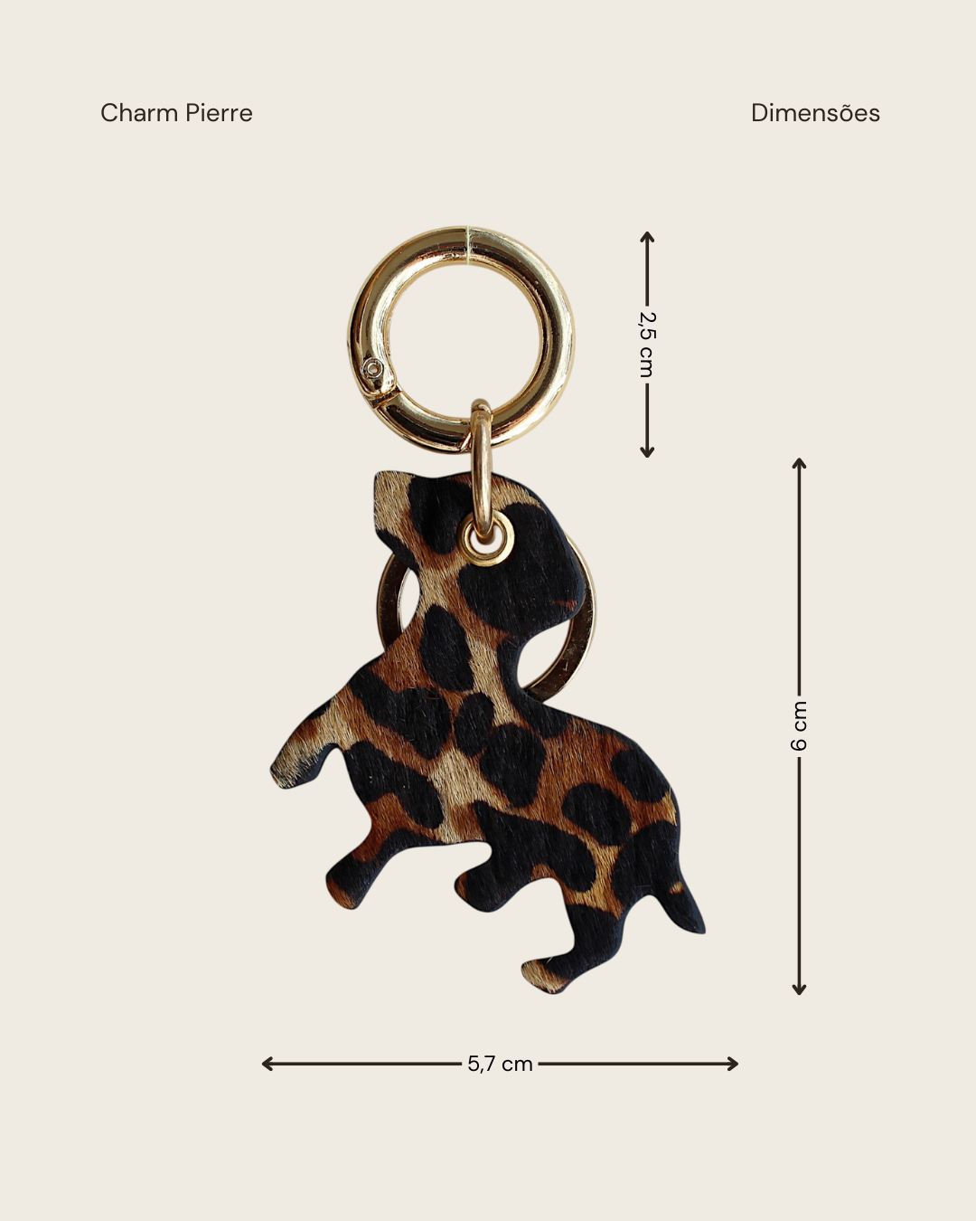 CHARM PIERRE - ONÇA