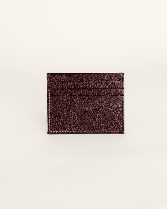 PORTA-CARTÃO BORDÔ