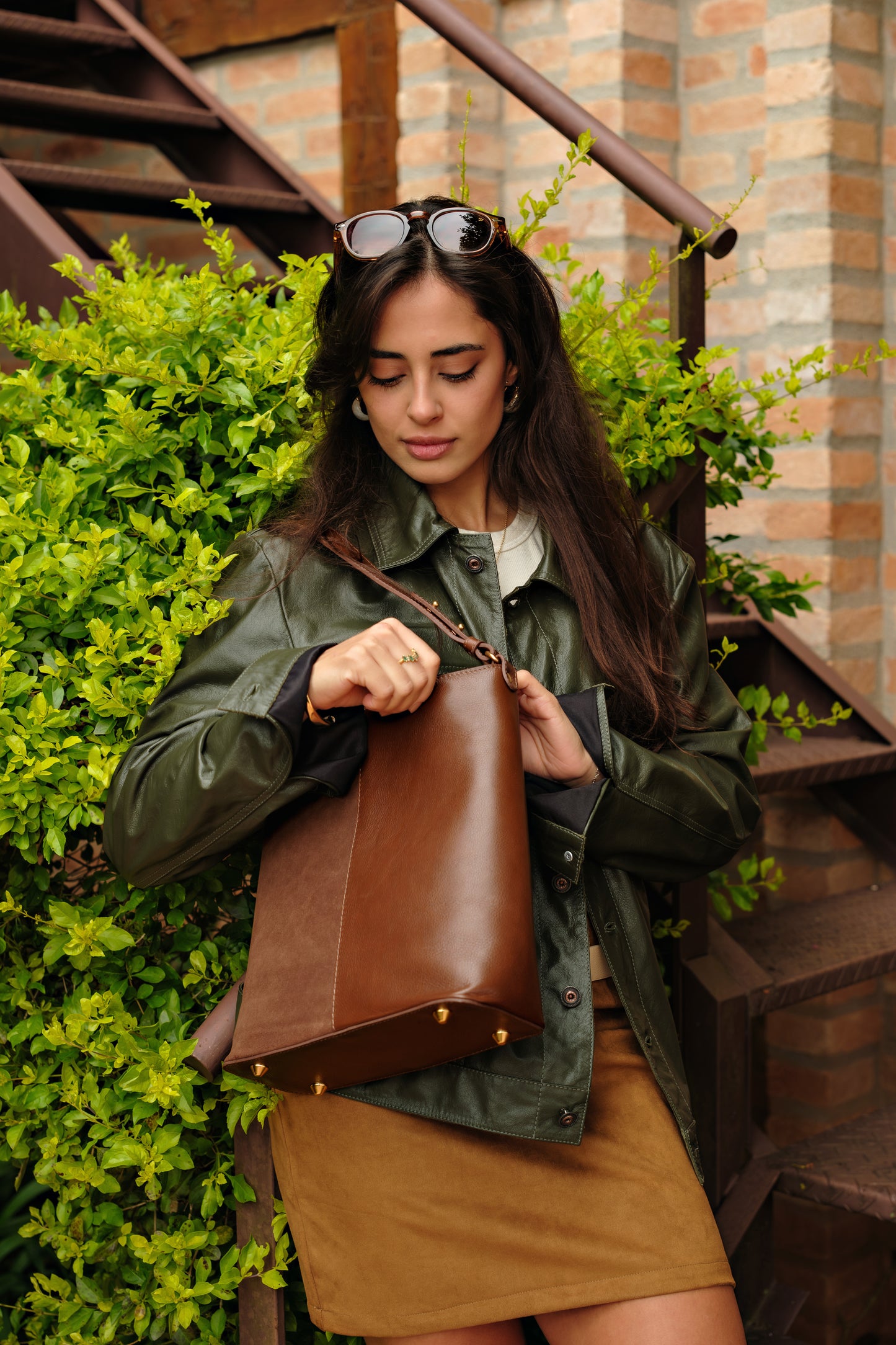 BOLSA HERA CAMURÇA CACAU - Mirol