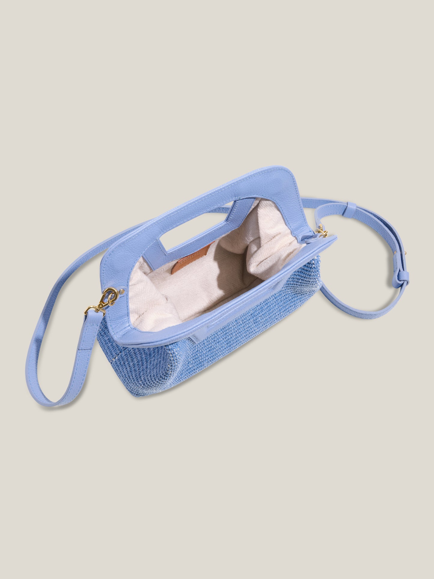 BOLSA IRIS RÁFIA AZUL