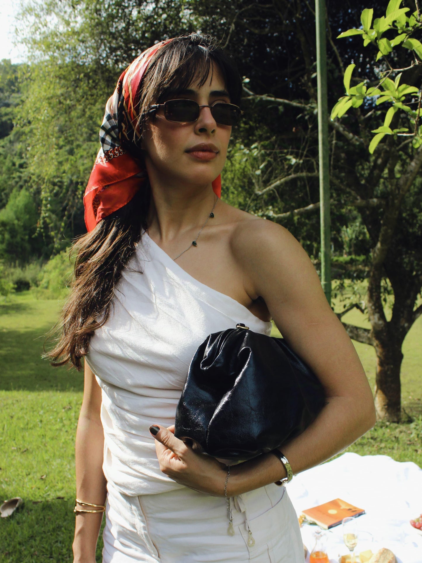 BOLSA BEGÔNIA - PRETO CRISTAL - Mirol