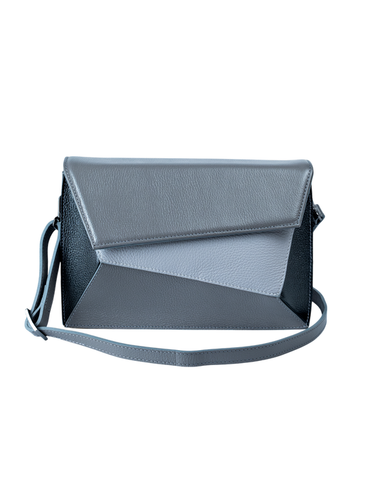 BOLSA TANGENTE CINZA