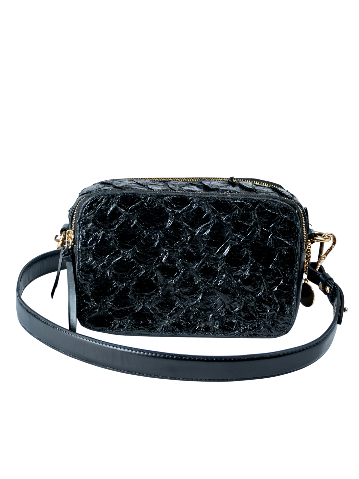 BOLSA CORREDEIRA PIRARUCU PRETA