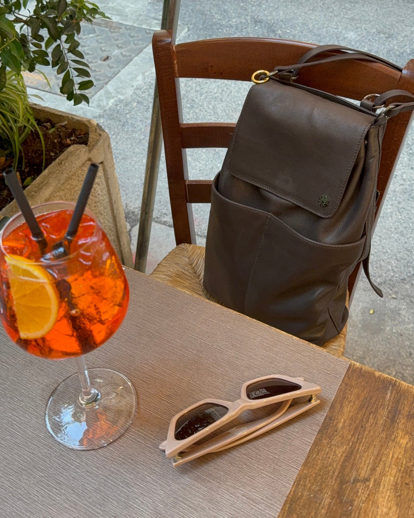 MOCHILA GIRASSOL CAFÉ
