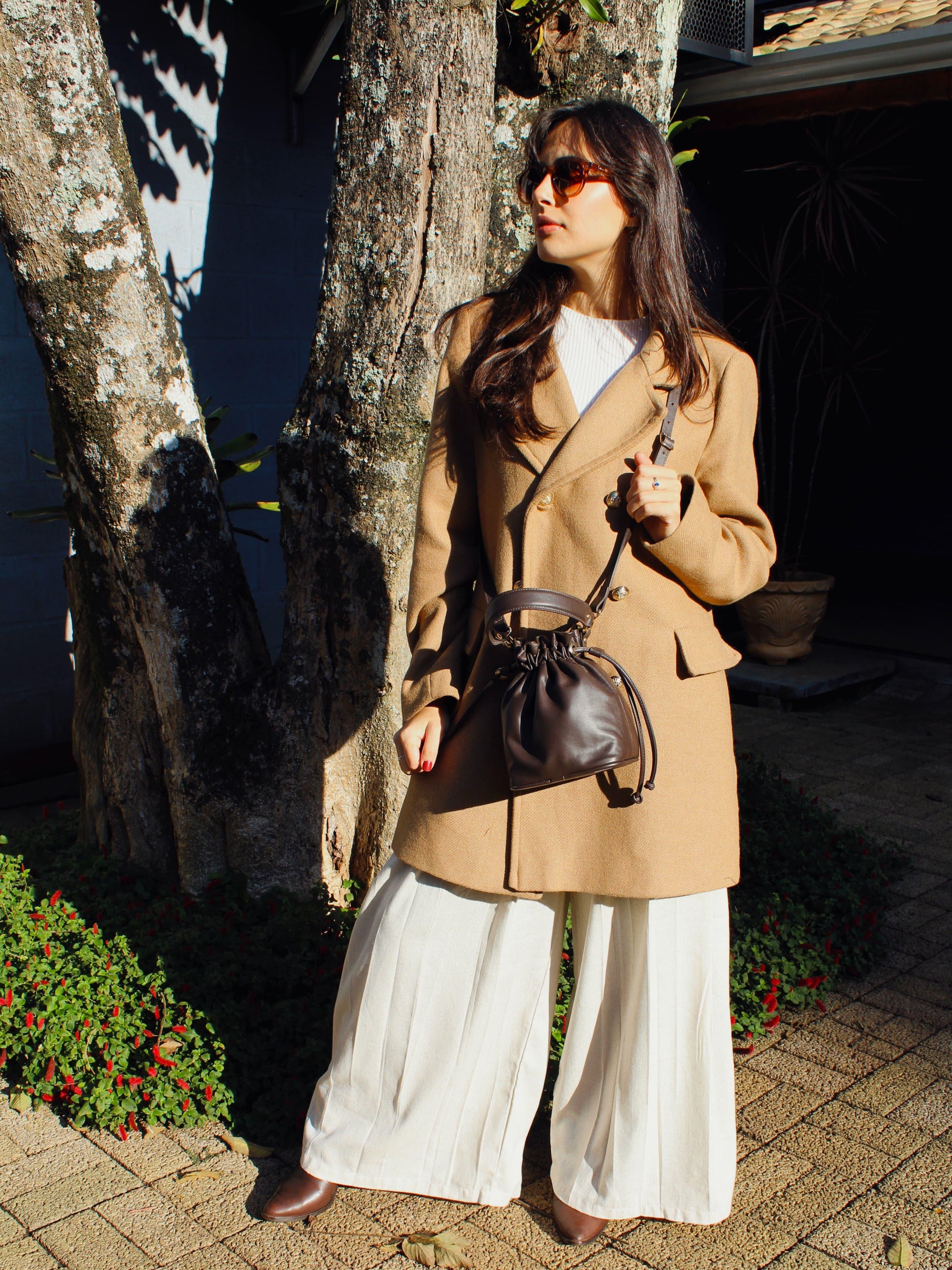 BOLSA PETÚNIA CAFÉ - Mirol