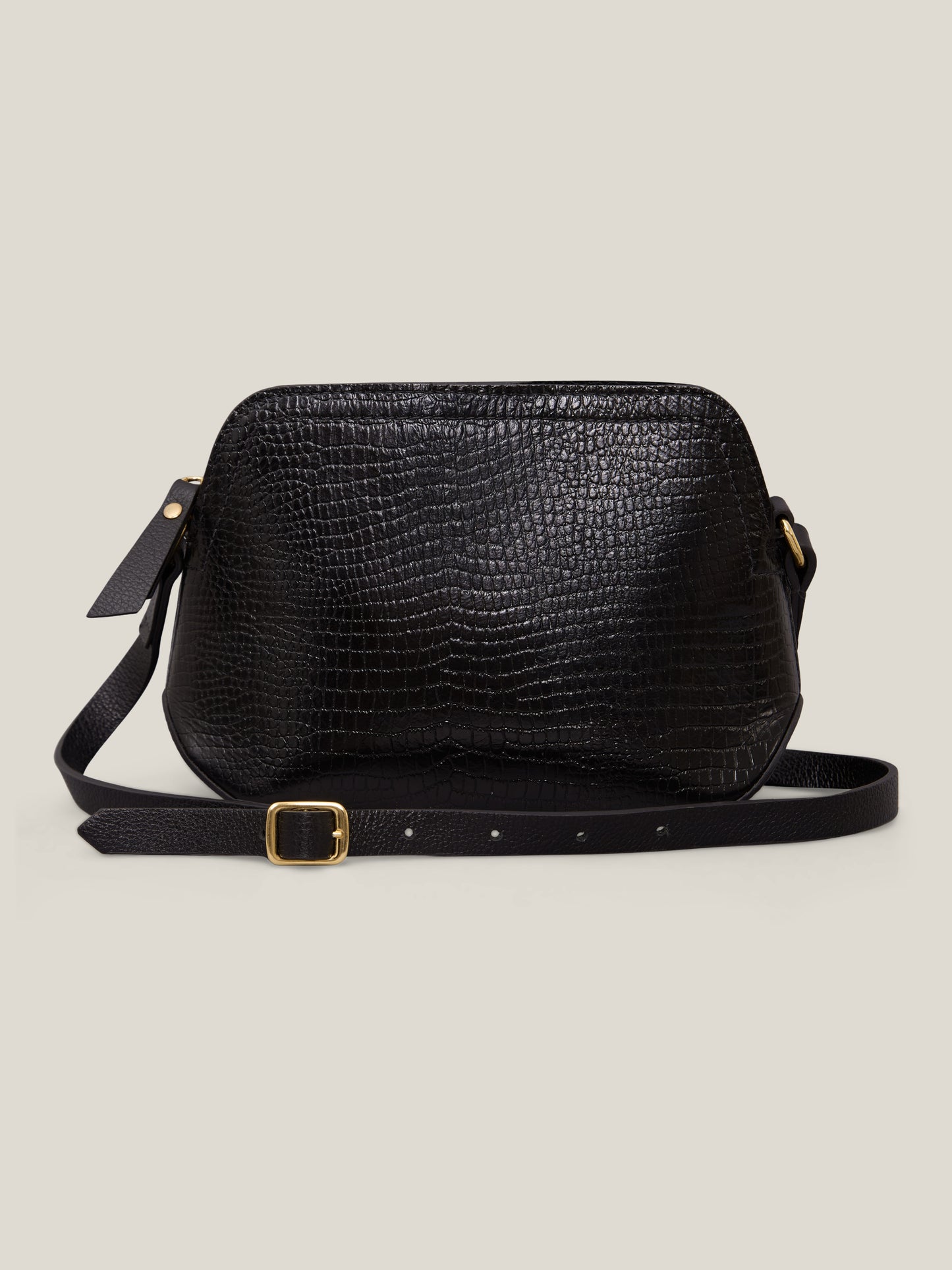 BOLSA LILI PRETO CROCO
