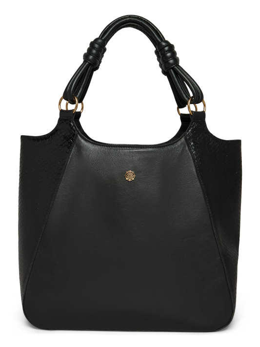 BOLSA MAGNÓLIA COBRA PRETA