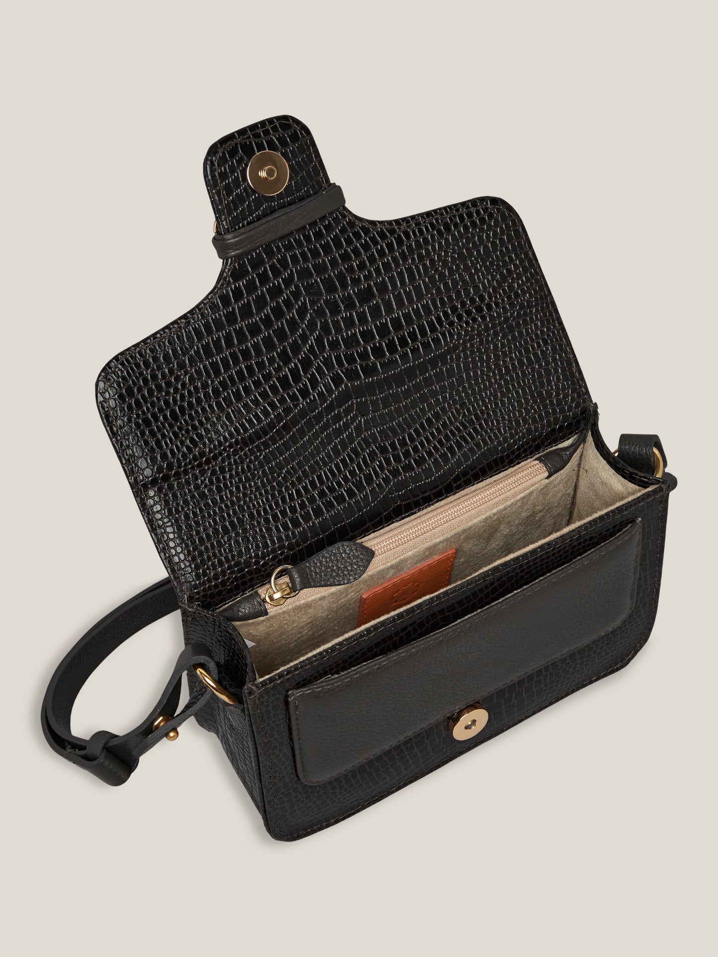 BOLSA MINI AZALEIA CAFÉ