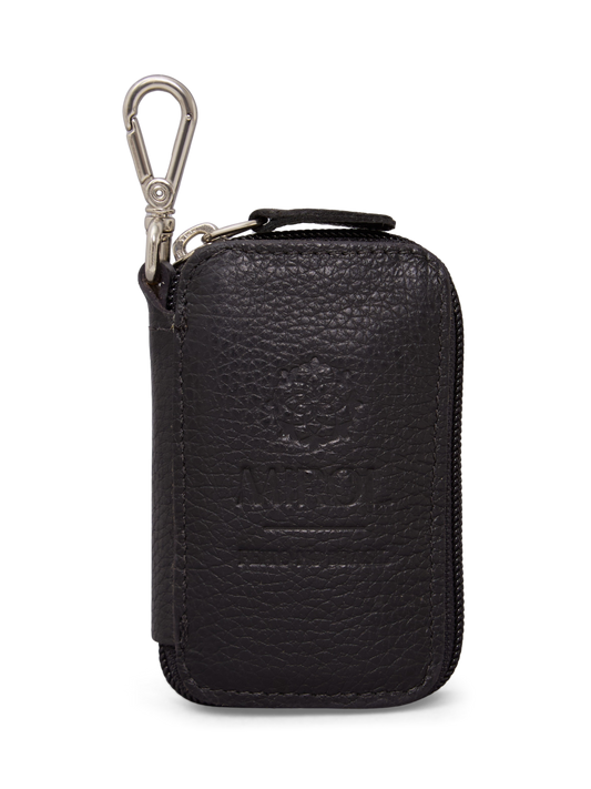 PORTA CHAVES COURO PRETO