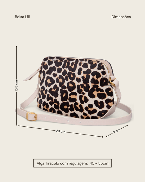 BOLSA LILI ONÇA - Mirol