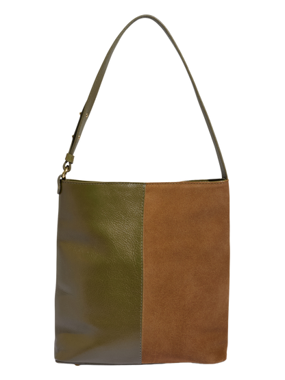 BOLSA HERA CAMURÇA OLIVA E KHAKI