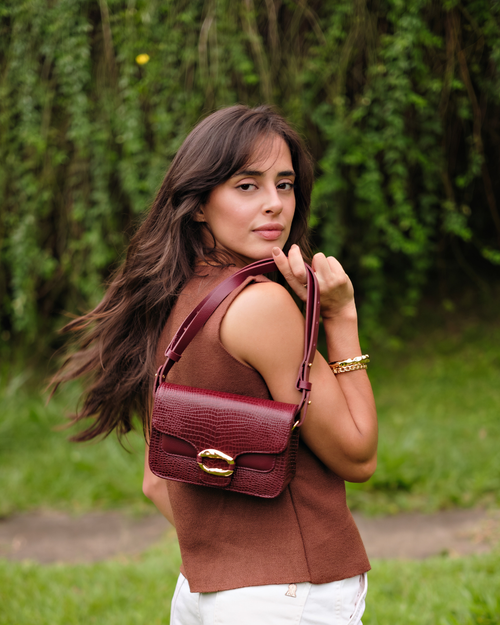 BOLSA MINI AZALEIA CHERRY - Mirol