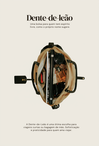 BOLSA DENTE-DE-LEÃO CAFÉ