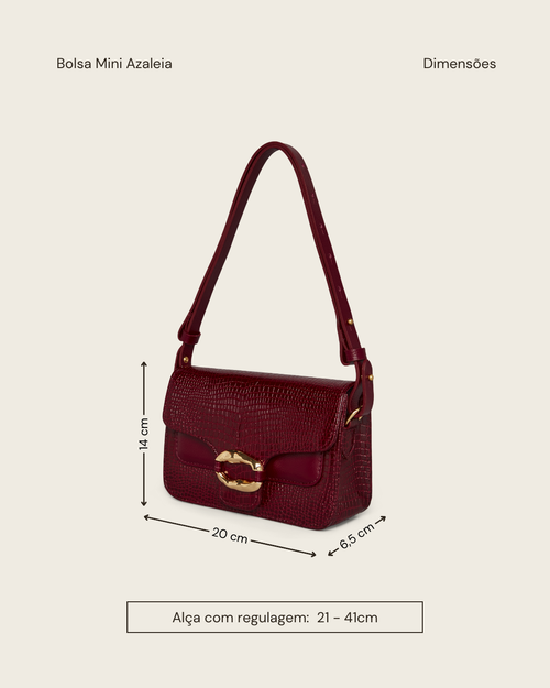 BOLSA MINI AZALEIA CHERRY - Mirol