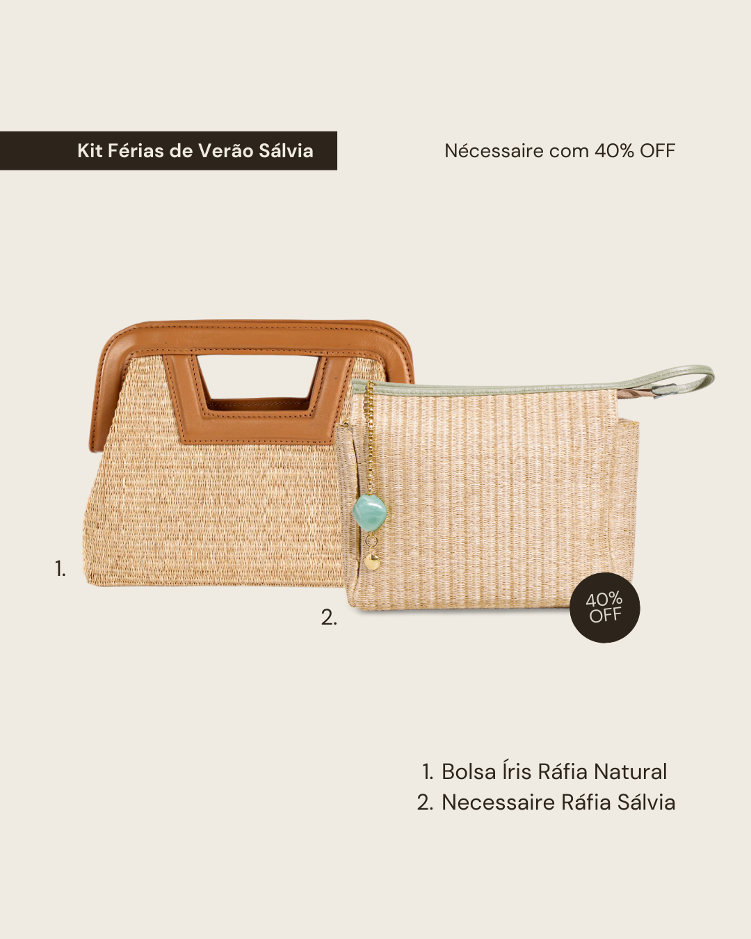 Duo Viagem de Verão - Sálvia