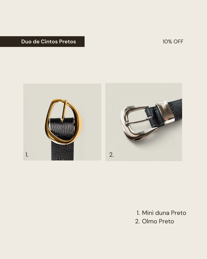 Duo de Cintos Pretos