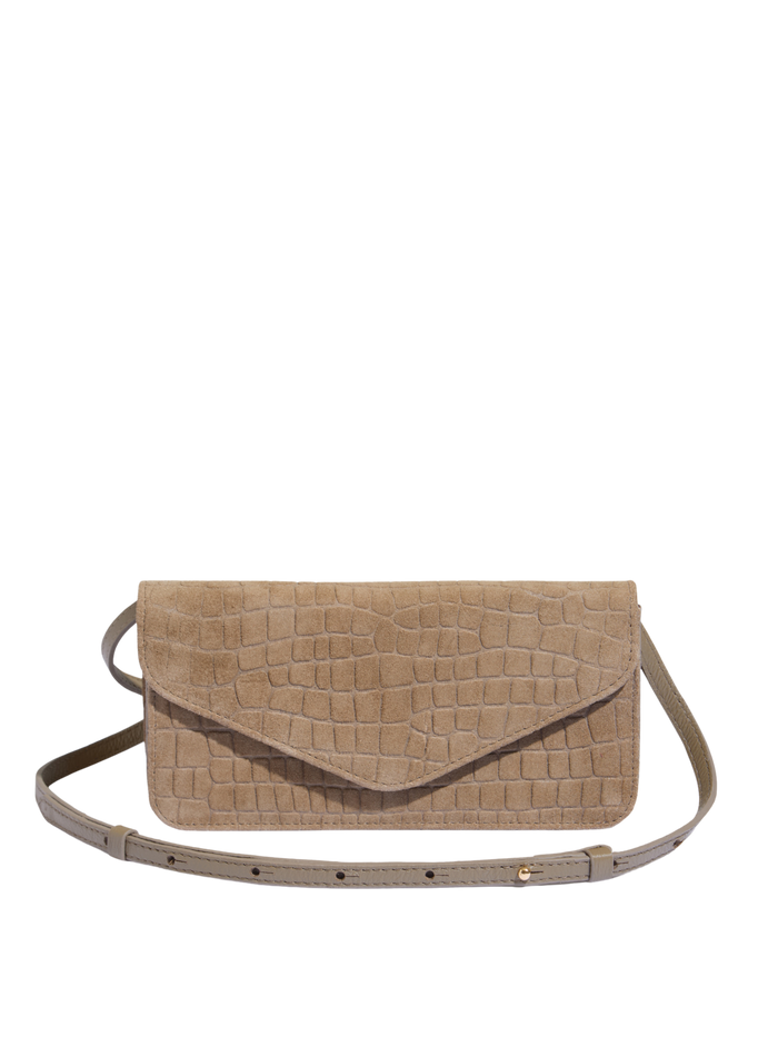 BOLSA LÓTUS CAMURÇA CROCO FENDI