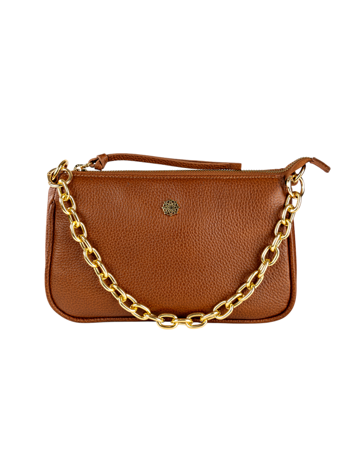 BOLSA CAMILA - CARAMELO - Mirol