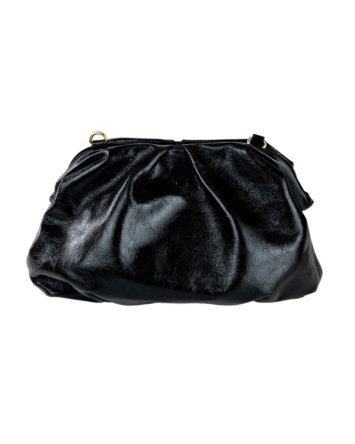 BOLSA BEGÔNIA PRETA CRISTAL - Mirol