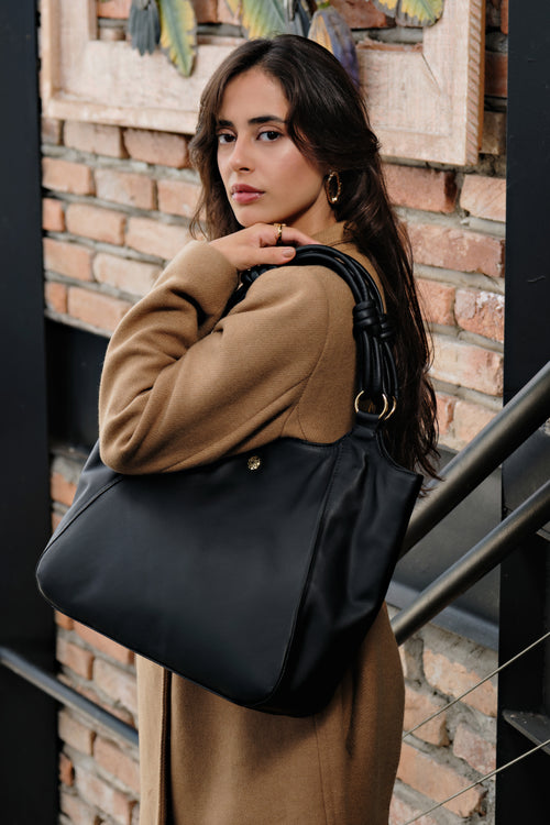 BOLSA MAGNÓLIA PRETA - Mirol