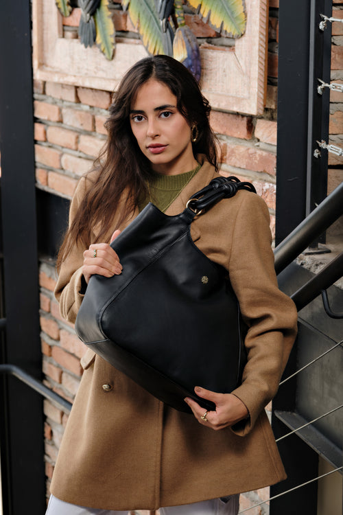 BOLSA MAGNÓLIA PRETA - Mirol
