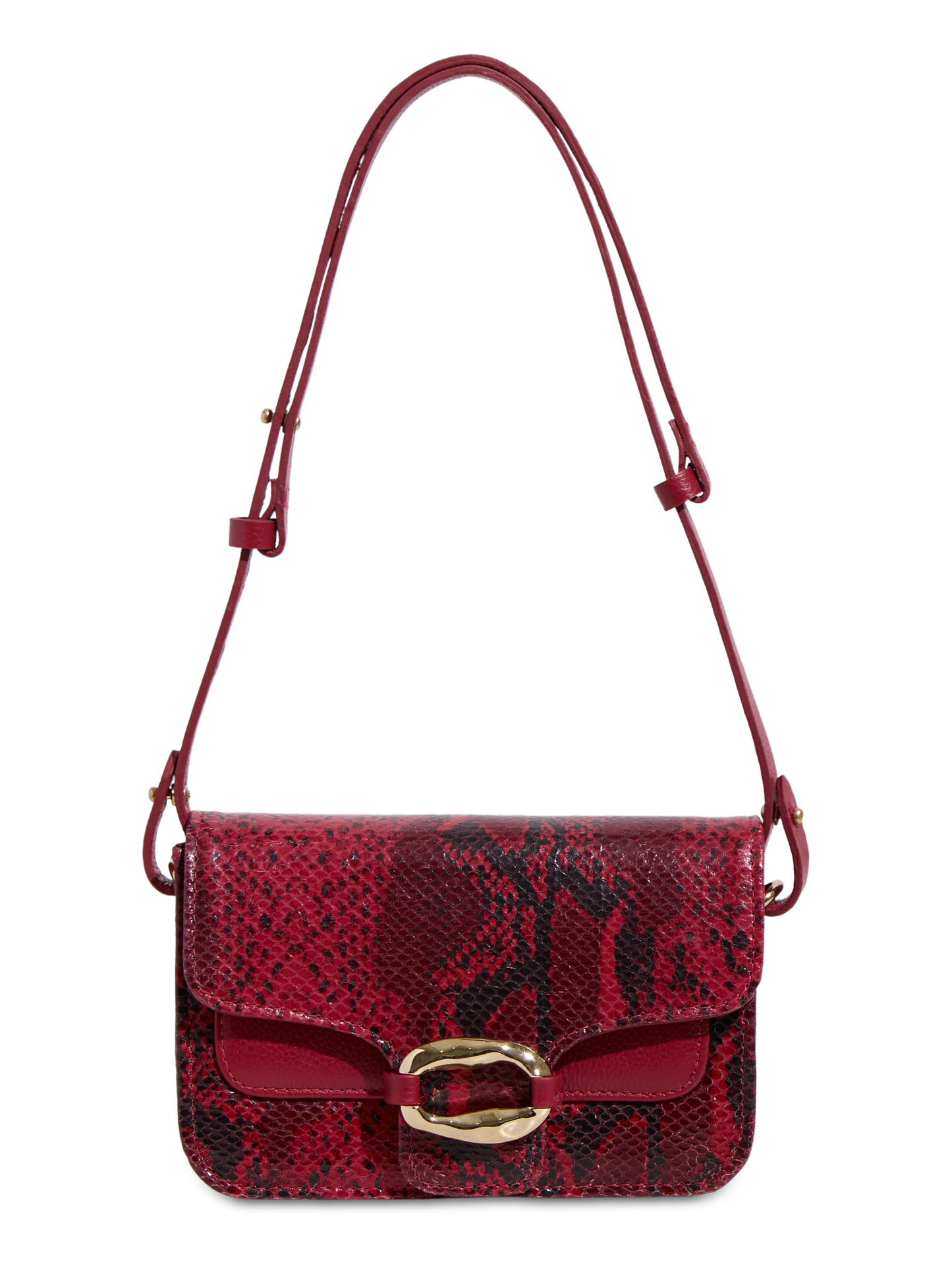 BOLSA MINI AZALEIA SNAKE VERMELHA