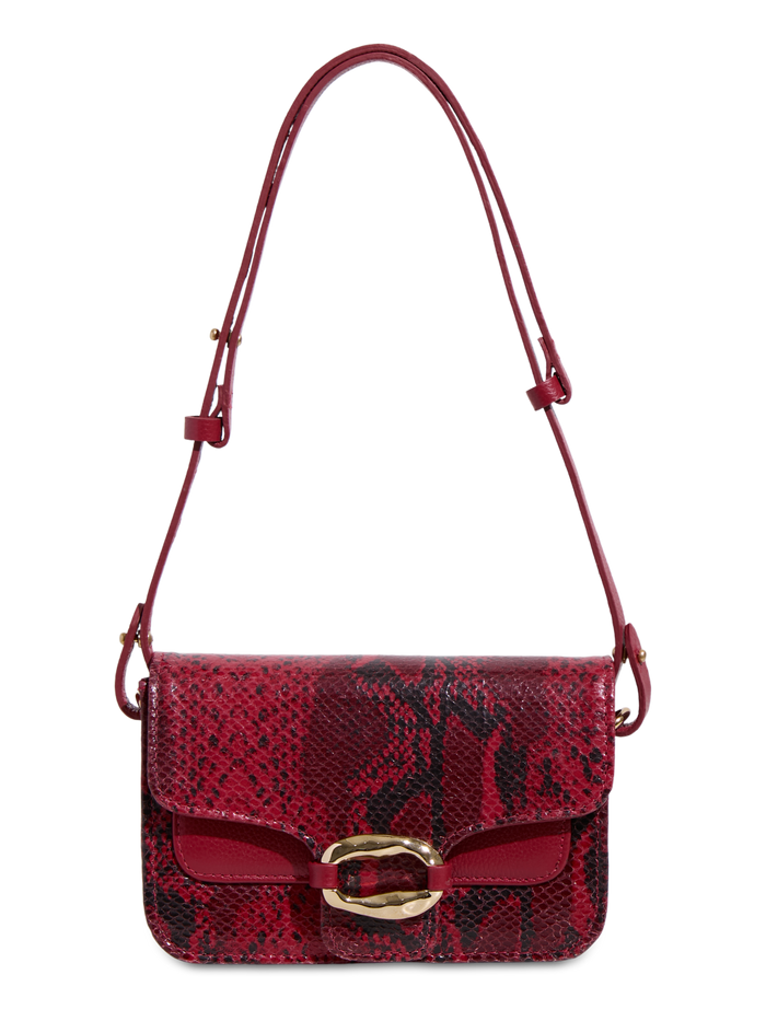 BOLSA MINI AZALEIA SNAKE VERMELHA - Mirol