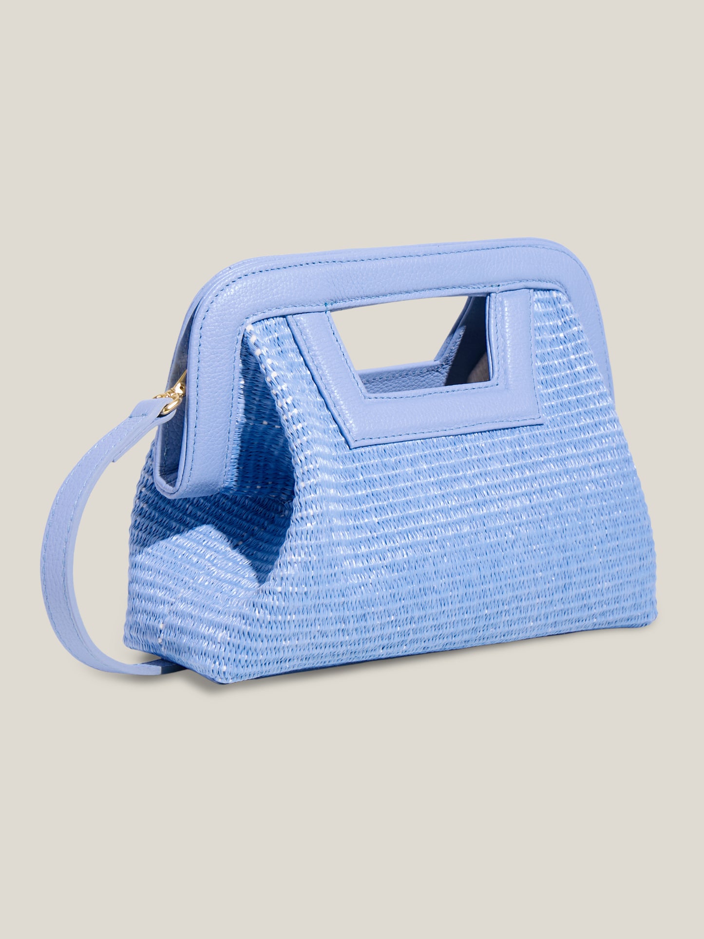 BOLSA IRIS RÁFIA AZUL