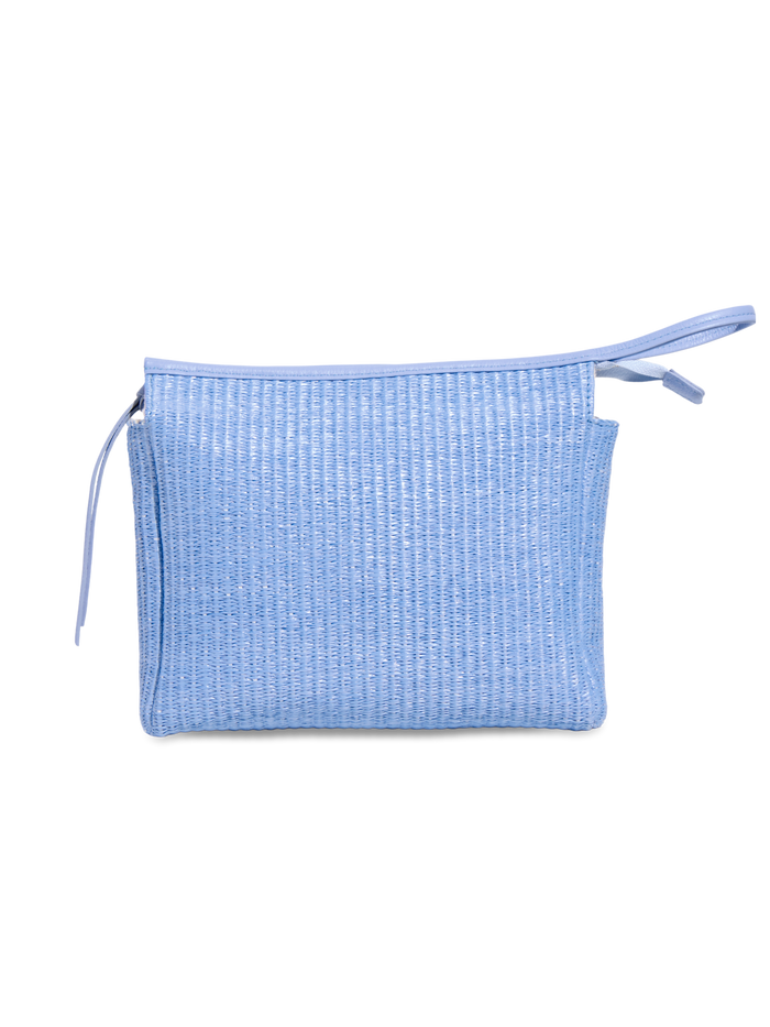 NECESSAIRE RÁFIA AZUL - Mirol