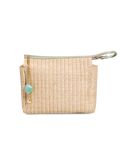 NECESSAIRE RÁFIA QUARTZO VERDE - Mirol