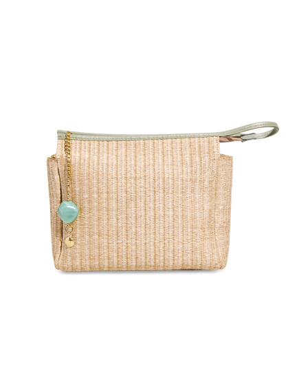 NECESSAIRE RÁFIA - SÁLVIA