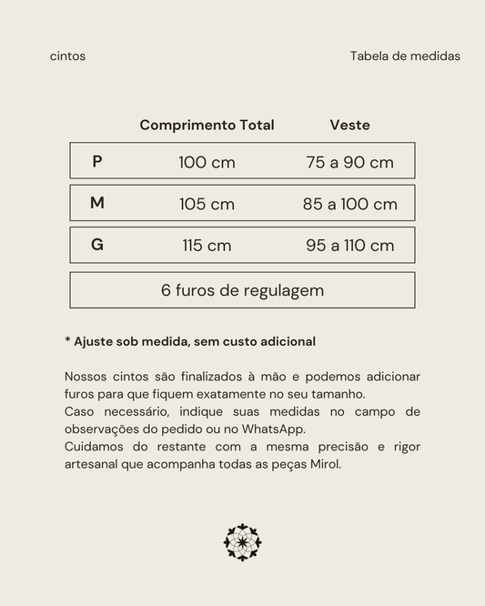 CINTO ANGELIM CARAMELO - Mirol