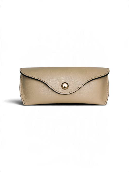 CASE PARA ÓCULOS CREME