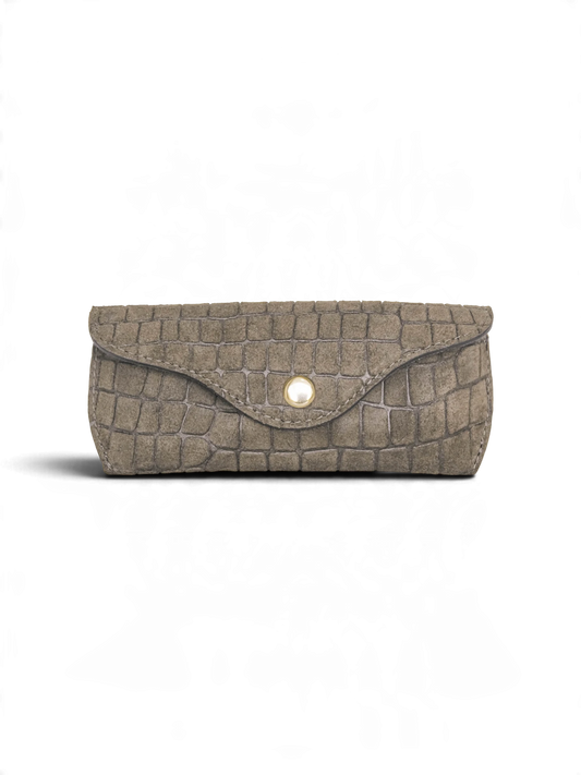 CASE PARA ÓCULOS CROCO CAMURÇA FENDI