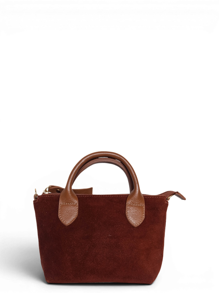 BOLSA VIOLET CAMURÇA CHOCOLATE