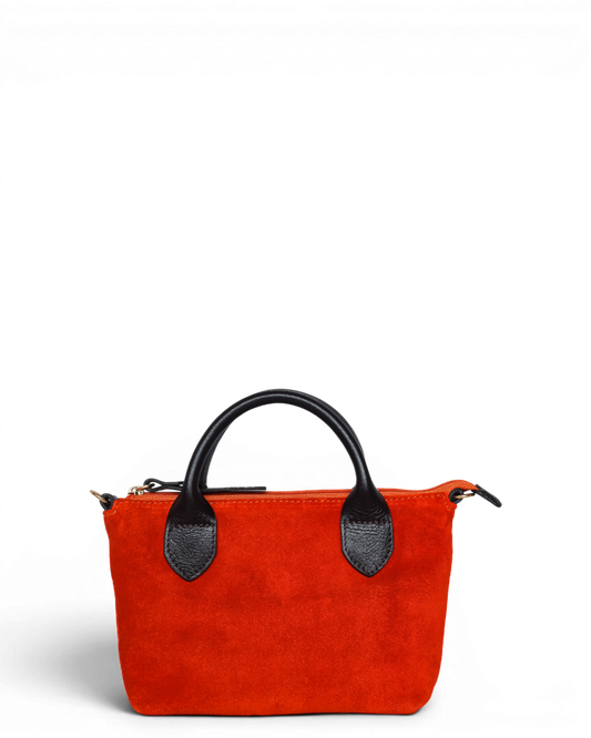 BOLSA VIOLET CAMURÇA TANGERINA