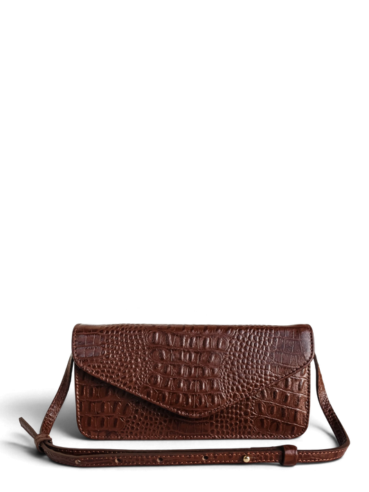 BOLSA LÓTUS CROCO CACAU (EDIÇÃO LIMITADA)