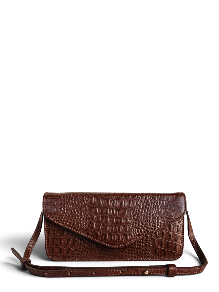 BOLSA LÓTUS CROCO CACAU (EDIÇÃO LIMITADA)