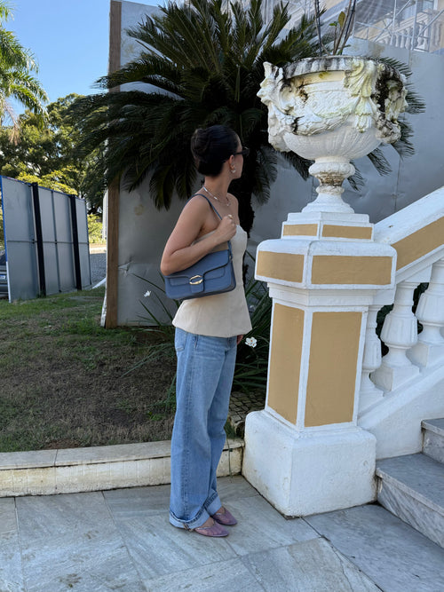 BOLSA AZALEIA INDIGO - Mirol