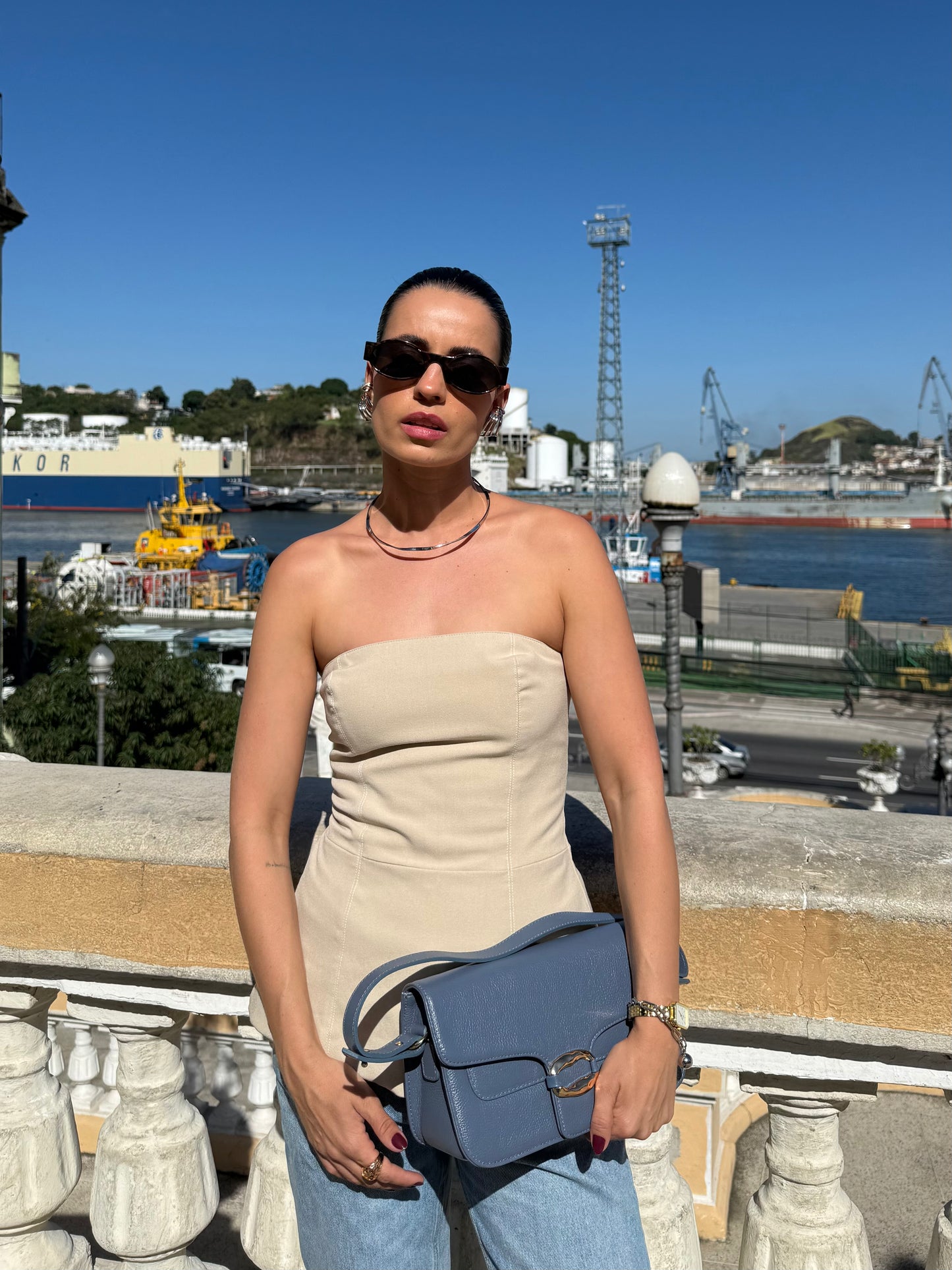BOLSA AZALEIA INDIGO