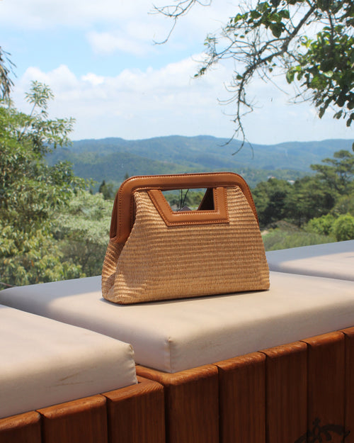 BOLSA IRIS - RÁFIA NATURAL - Mirol