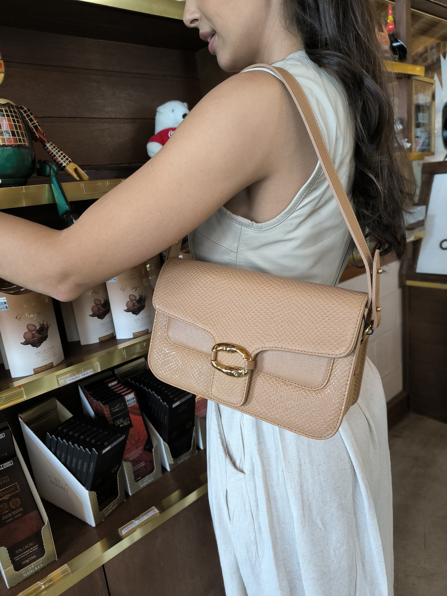BOLSA AZALEIA  SUCURI BEGE