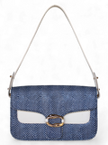 BOLSA AZALEIA SNAKE POÁ AZUL