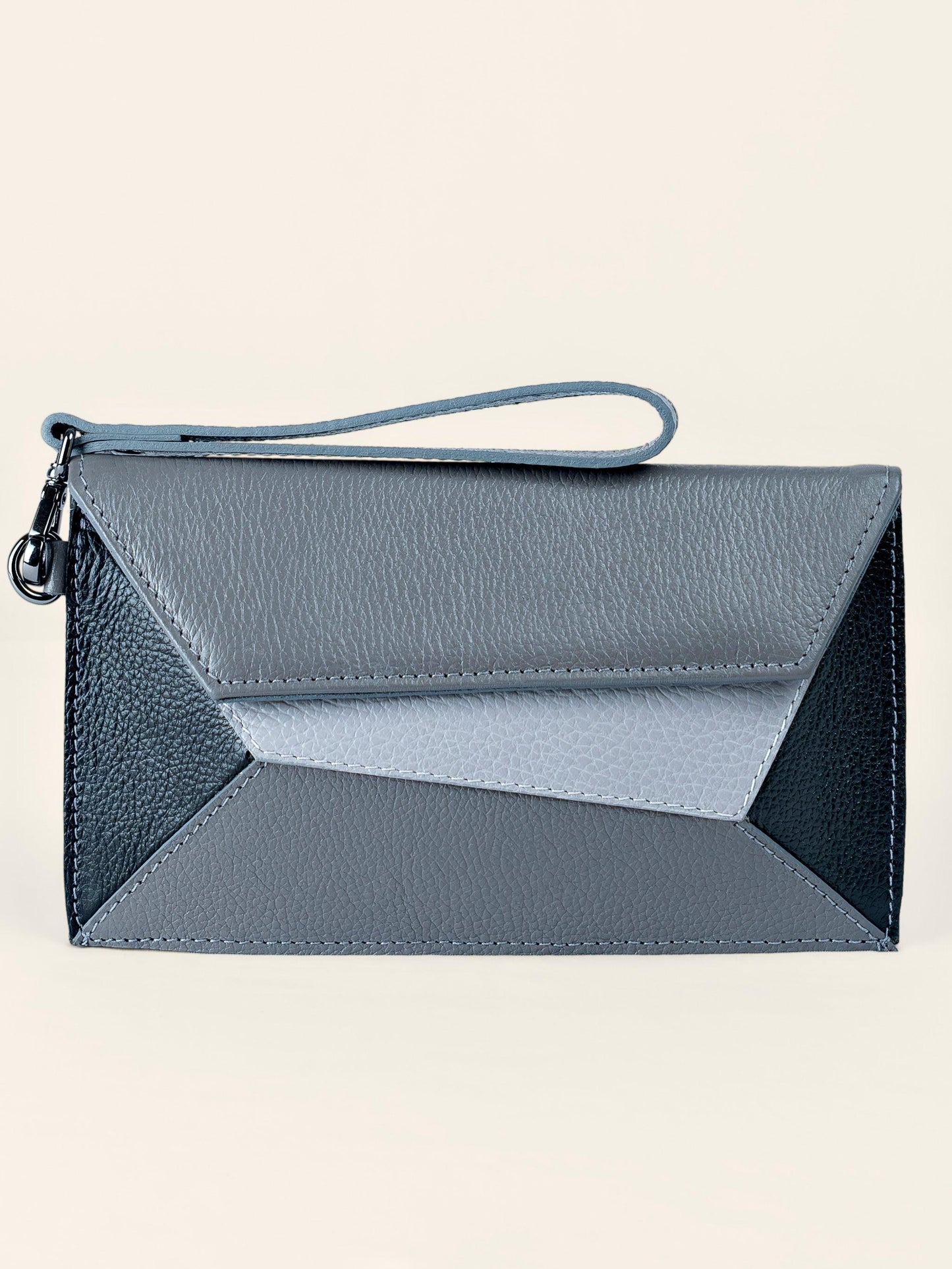 CLUTCH TANGENTE CINZA - Mirol