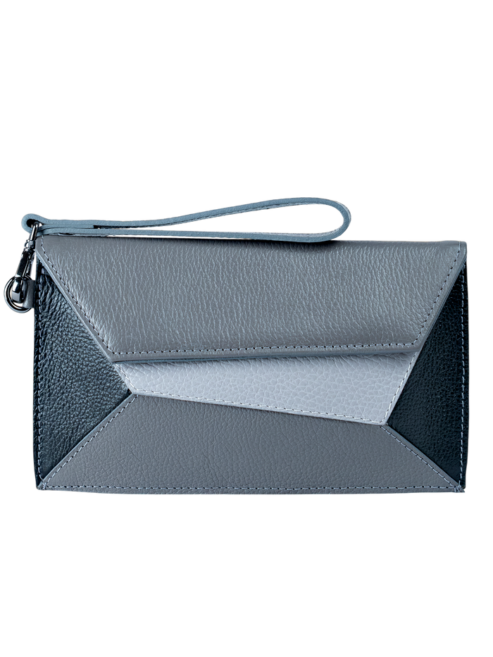 CLUTCH TANGENTE CINZA - Mirol