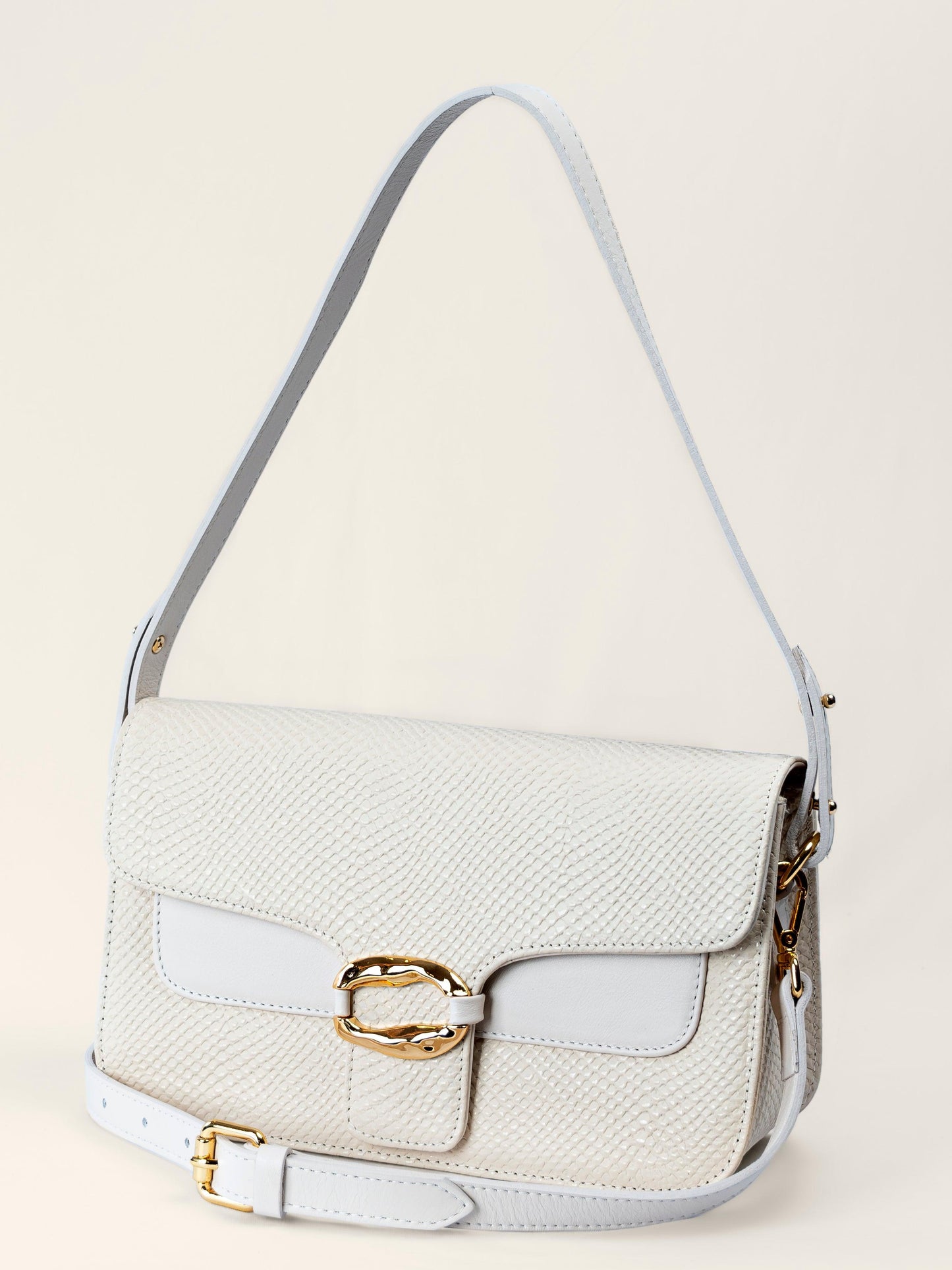 BOLSA AZALEIA SUCURI OFF-WHITE - Mirol