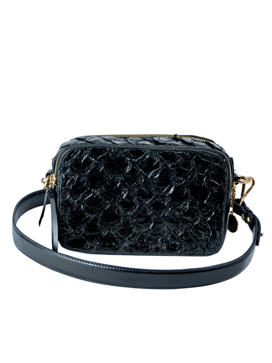 BOLSA CORREDEIRA PIRARUCU PRETA