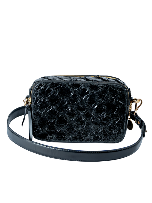 BOLSA CORREDEIRA PIRARUCU PRETA - Mirol