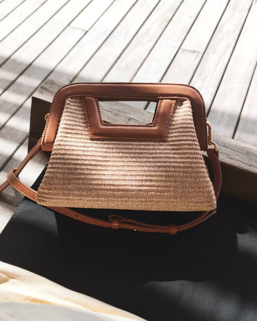 BOLSA IRIS - RÁFIA NATURAL - Mirol